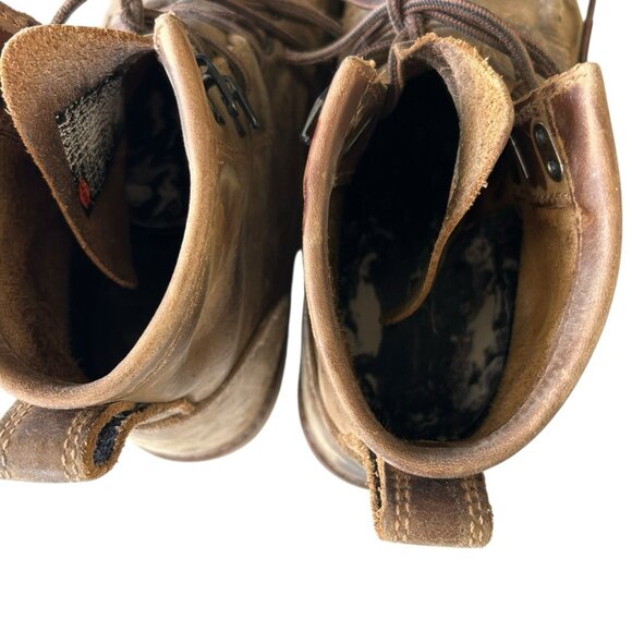 Brunt Leather Work Boots Cushn size men 9.5m Grunge Distressed thrash waterproof - Picture 2 of 7